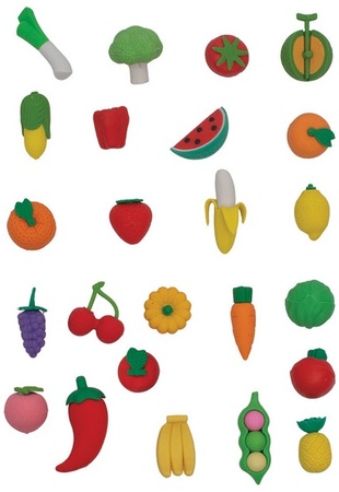 Pembrook Erasers - Fruits/Veggies