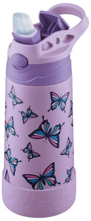 Crofton Kids Stainless Steel Water Bottle - Butterfly