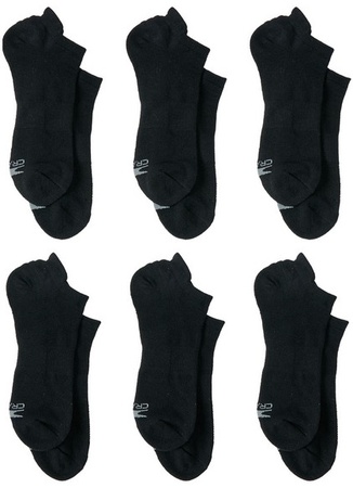 Crane Cushion Socks No Show - Black