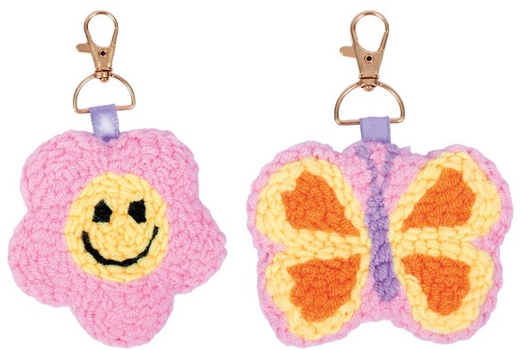 Pembrook Punch Needle Keychain Kit - Smiley