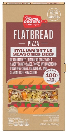 Mama Cozzi's Pizza Kitchen Italian Beef Sandwich Deli Flatbread - 