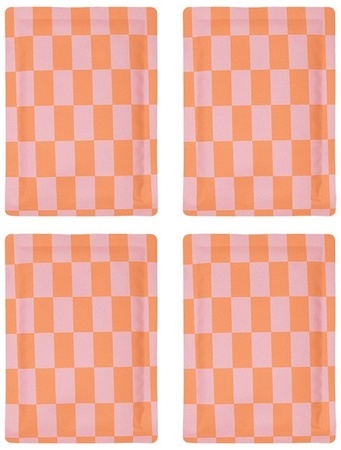 Crofton 4pk Ice Sheets - Pink Check