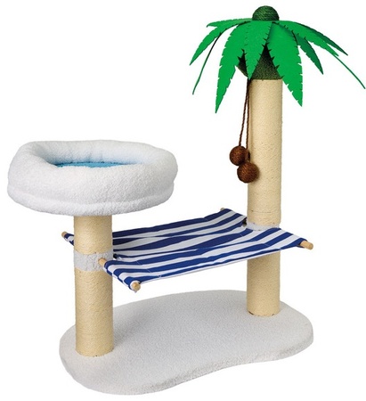 Heart to Tail Novelty Cat Tower - Island Life
