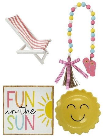 KIRKTON HOUSE Summer Tray Objects - Fun in the Sun