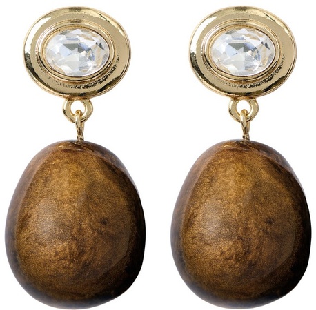 Serra Everyday Fashion Earring - Brown Dangle