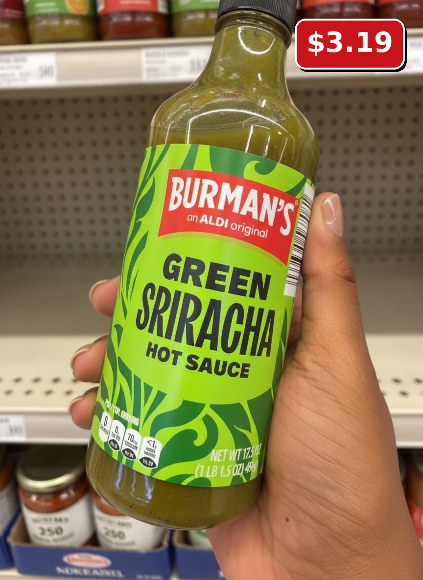 BURMAN'S Green Sriracha Hot Sauce