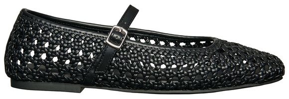 Serra Ladies Woven Flat - Black