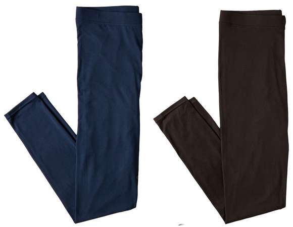 Serra 2 Pack Super Soft Leggings Blue/Brown