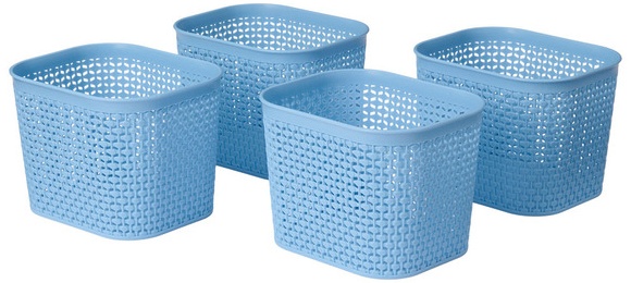 KIRKTON HOUSE Decorative Baskets - Light Blue