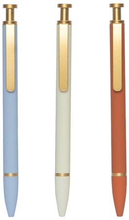 Pembrook 3 PK Gel Pens - Retractable Black