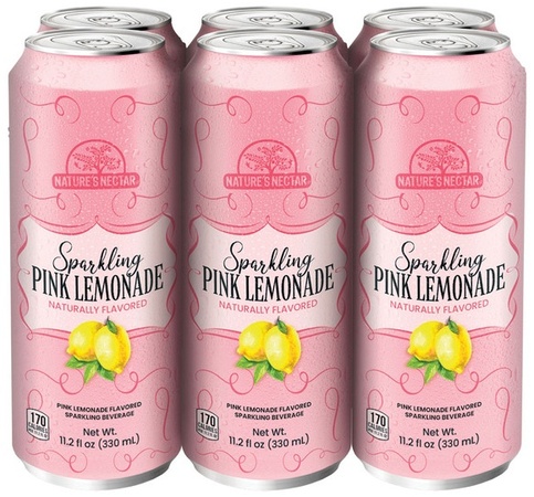 Nature's Nectar Sparkling Lemonade - Pink
