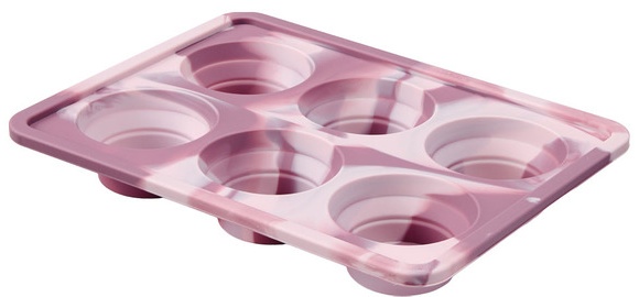 Crofton Reinforced Silicone Pan - Muffin Tray - Purple
