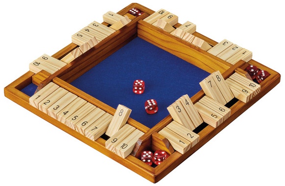 Crane Tabletop Wood Game - Shut the Box
