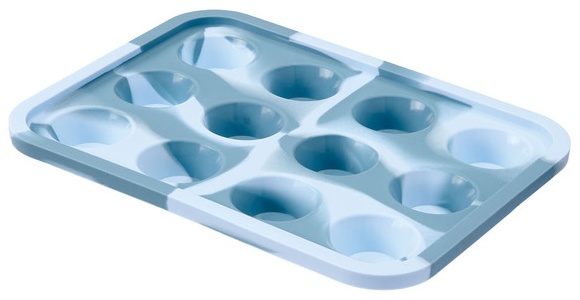 Crofton Reinforced Silicone Pan - Mini Muffin - Blue