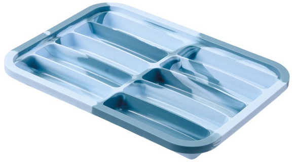 Crofton Reinforced Silicone Pan - Granola Bar Tray - Blue