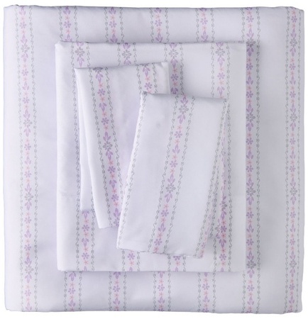 KIRKTON HOUSE Full Sheet Set - Floral Stripe
