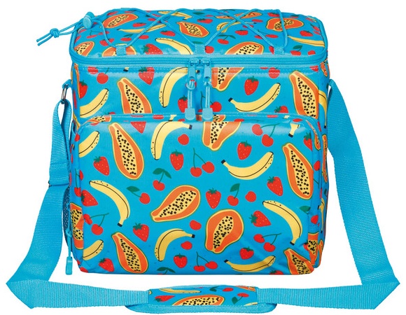 LIVE IN STYLE Small Cooler Bag - Blue Fruit