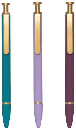 Pembrook 3 PK Gel Pens - Retractable Colored