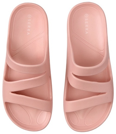 Crane Ladies Strappy EVA Sandal - Dusty Pink