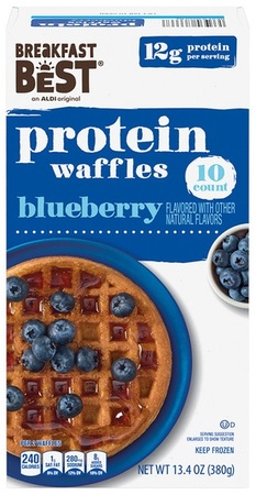 Breakfast Best Protein Waffle - Blueberry