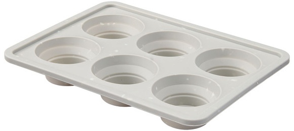 Crofton Reinforced Silicone Pan - Muffin Tray - Green