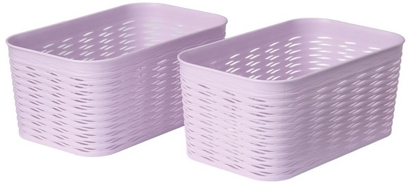 KIRKTON HOUSE Decorative Baskets - Lavender Fog