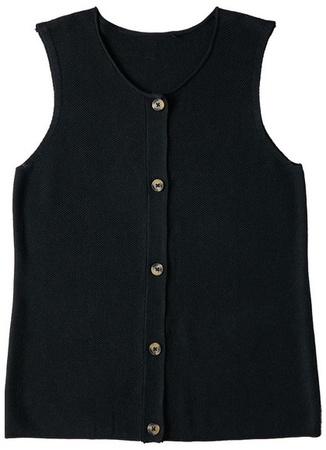 Serra Black Vest