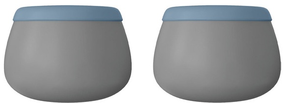 Crofton 2pk Silicone - Blue/Gray