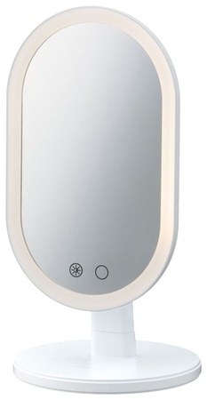Visage White LED Table Mirror - 