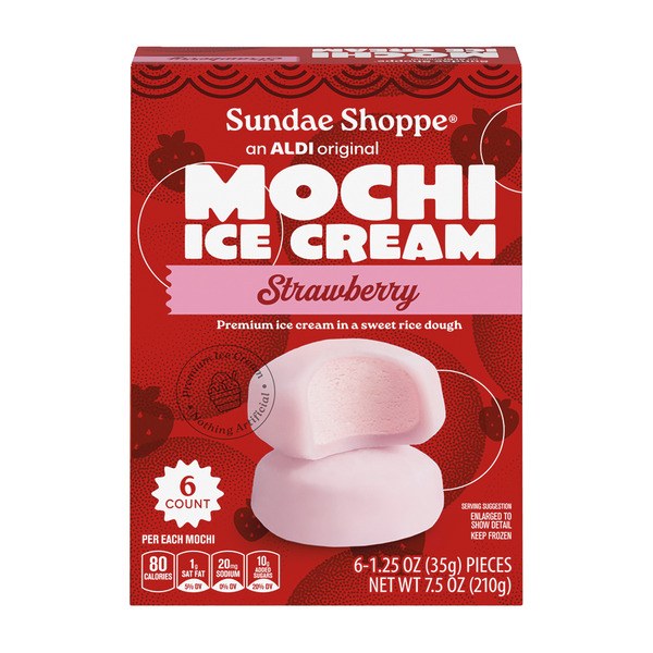 Sundae Shoppe Strawberry Mochi Ice Cream Bites (6 bites) - $4.95 → $4.45