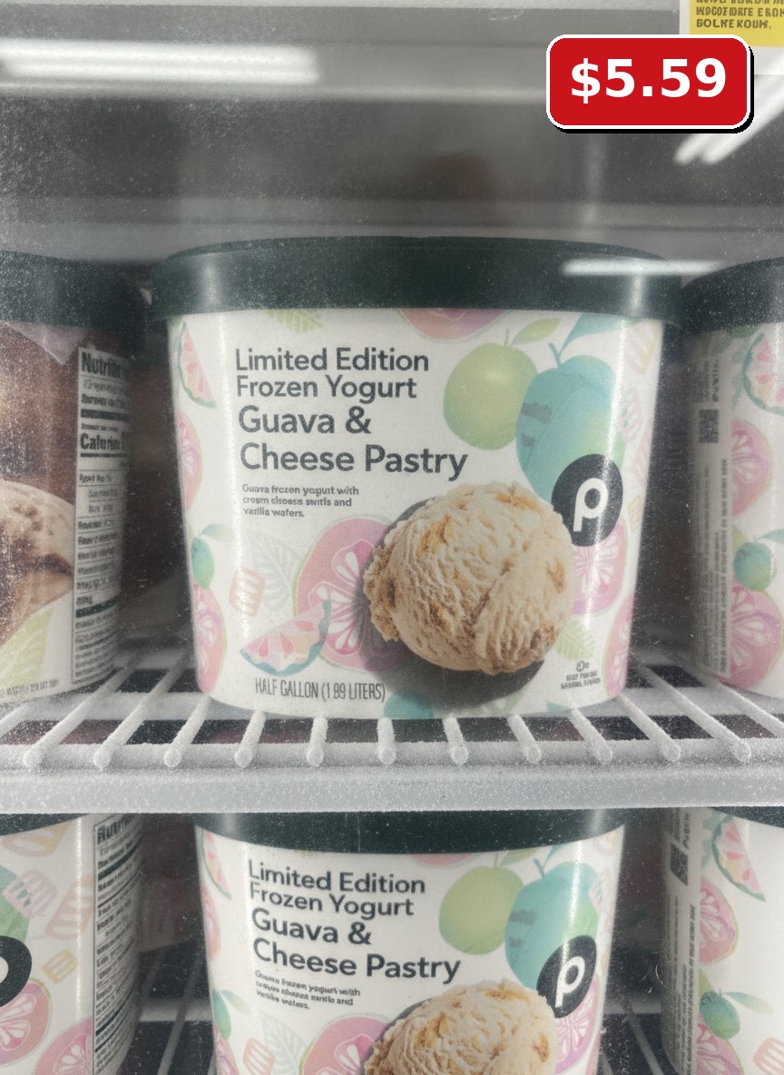 Limited Edition Frozen Yogurt Guava & Cheese Pastry