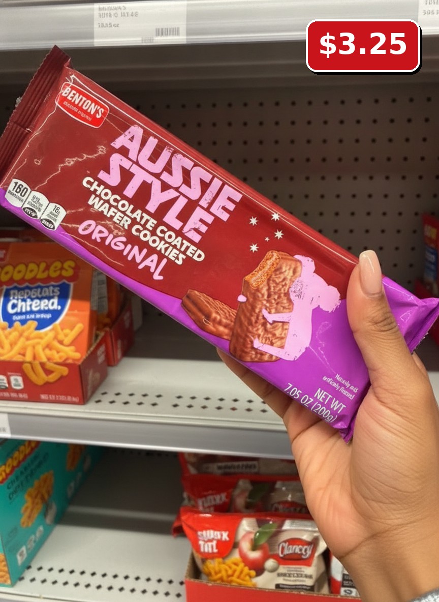 BENTON'S AUSSIE STYLE CHOCOLATE COATED WAFER COOKIES ORIGINAL
