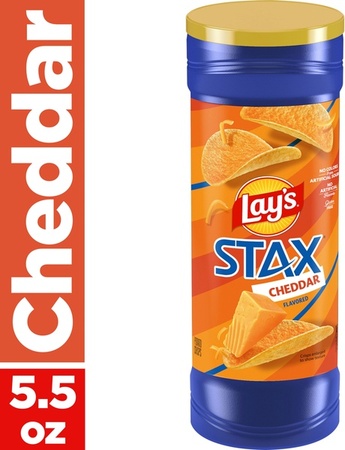 Lay's Stax Potato Crisps - Cheddar