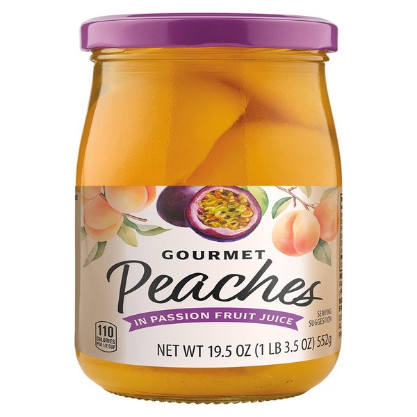 Specially Selected Gourmet Peaches in Passion Fruit Juice (19.5 oz) - $3.85 → $3.29