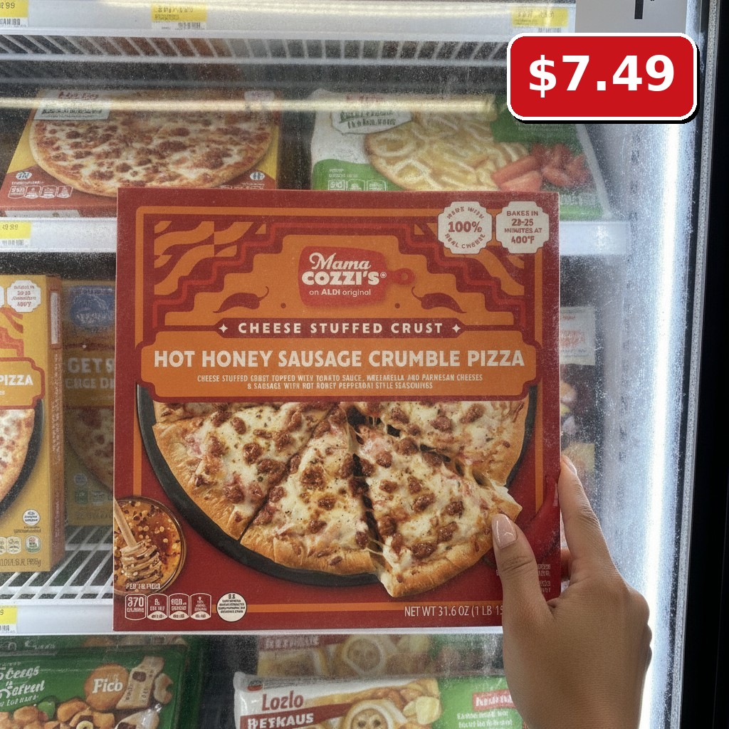 Mama Cozzi's CHEESE STUFFED CRUST HOT HONEY SAUSAGE CRUMBLE PIZZA