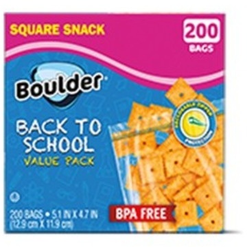 Boulder Square Snack Bags - 