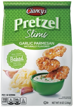 Clancy's Pretzel Slims - Garlic Parmesan