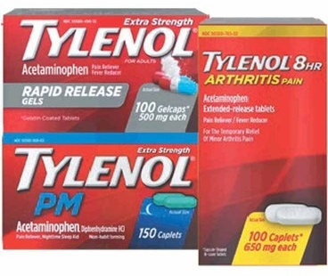 Any 1 Tylenol or Tylenol PM