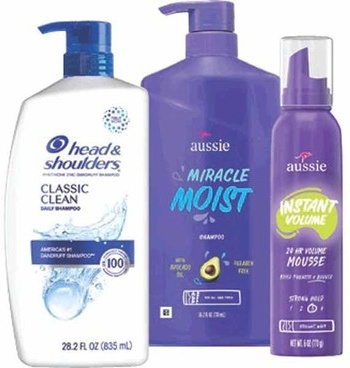 Any 2 Head & Shoulders or Aussie Products