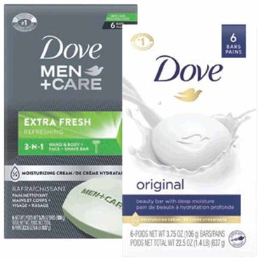 Buy Any 1 Dove or Dove Men+Care Bar Soap 6-ct. and Get 1 Free