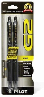 Pilot G2 Premium Gel Roller Pens