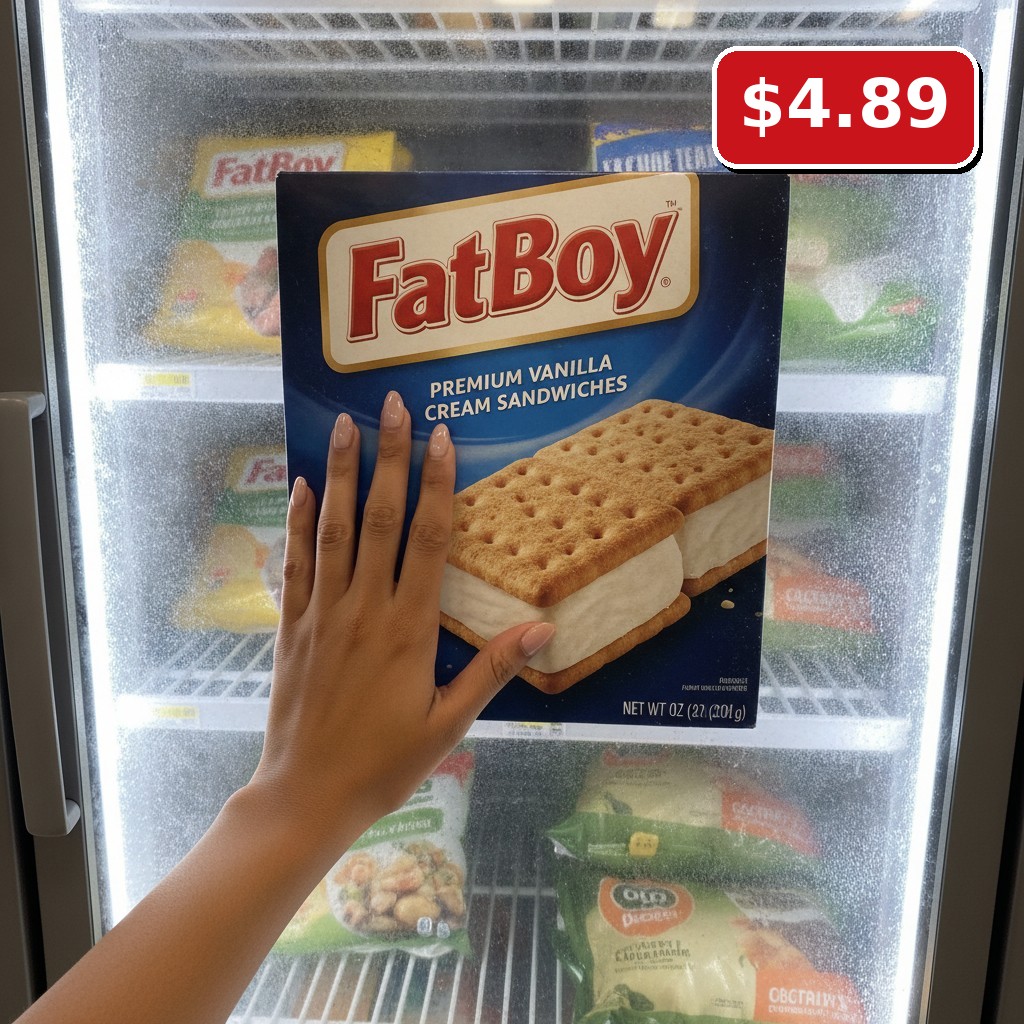 FatBoy Premium Vanilla Ice Cream Sandwiches