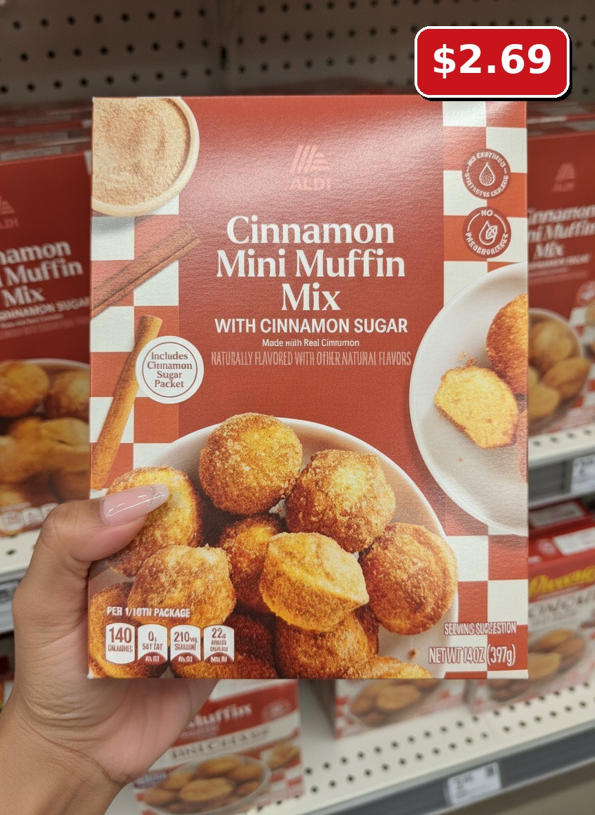 ALDI Cinnamon Mini Muffin Mix