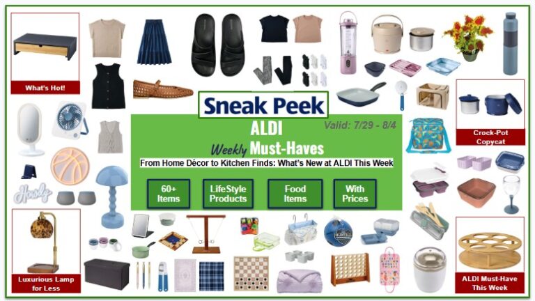 Your Visual Guide to This Week’s Aldi Must-Haves: Unveiling the Best Deals with Pictures and Prices