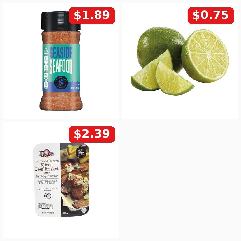 3. Sizzling Citrus Shrimp Tacos — ALDI shopping list