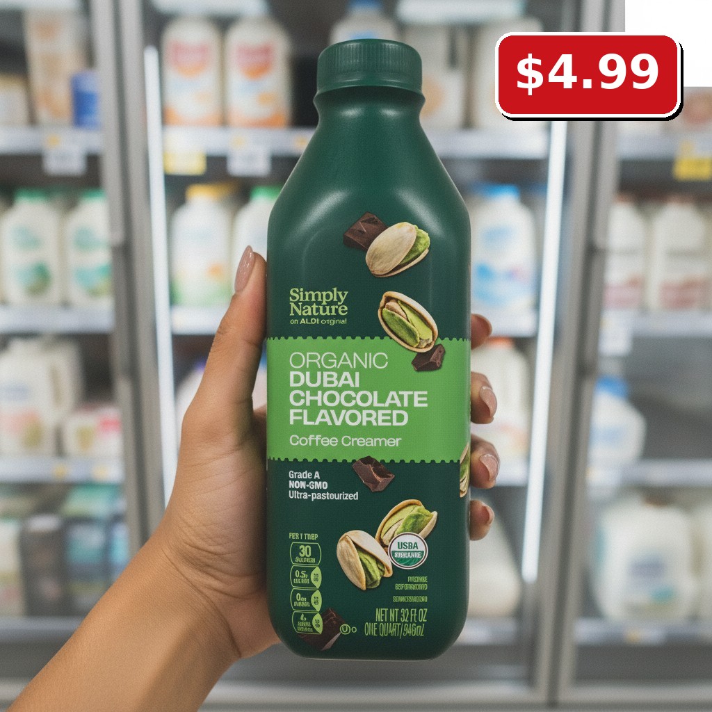 Simply Nature Organic Dubai Chocolate Flavored Coffee Creamer