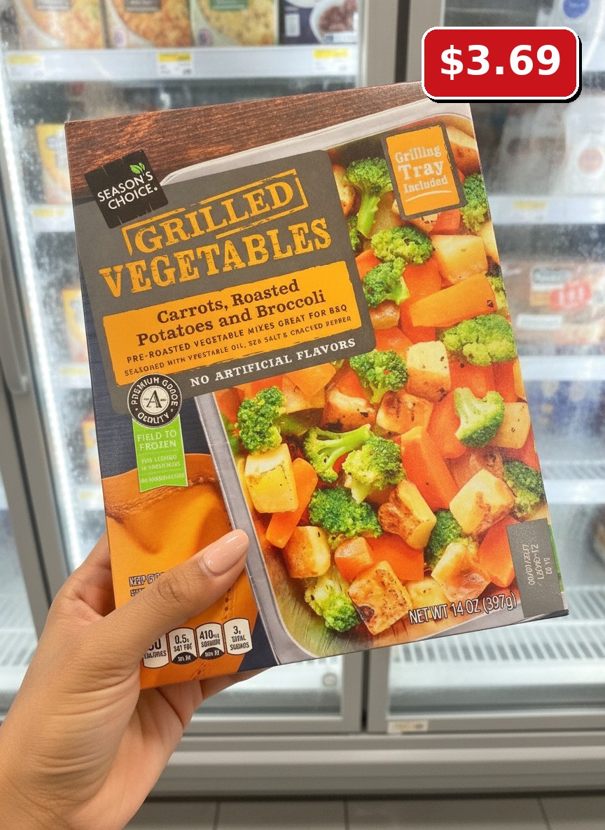 SEASON'S CHOICE. GRILLED VEGETABLES Carrots, Roasted Potatoes and Broccoli