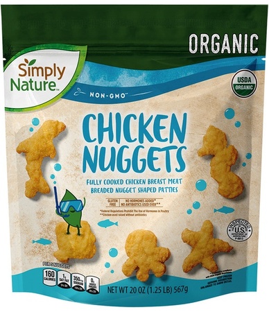 Simply Nature Organic Sea Shaped Chkn Nuggets - 