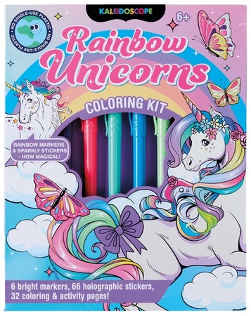 Hinkler Coloring Kit - Rainbow Unicorn