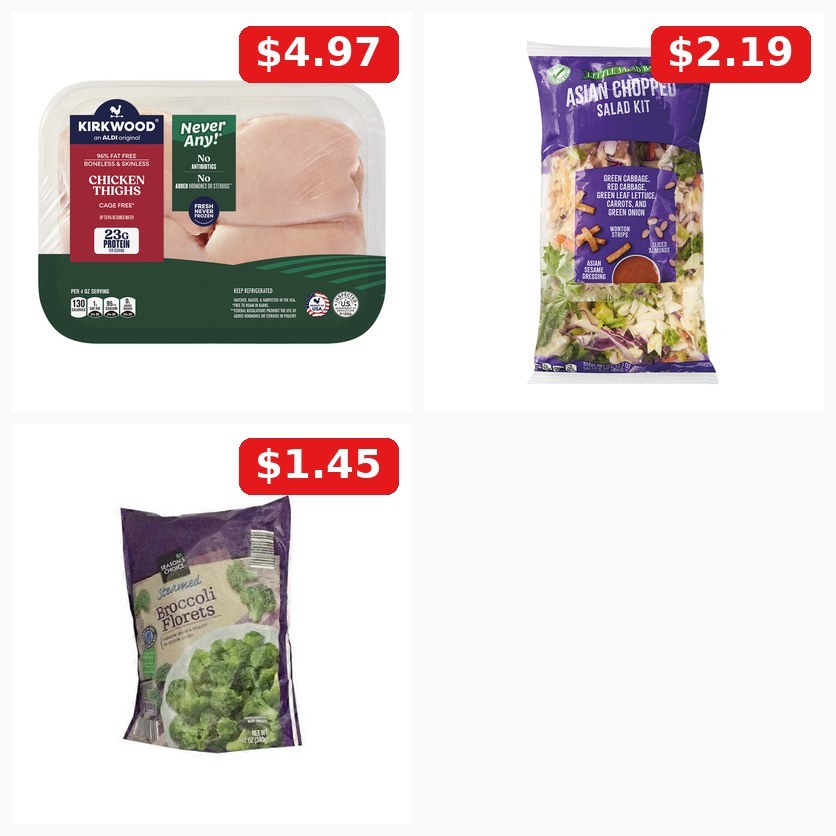 6. Sheet Pan Garlic-Herb Chicken Thighs & Potatoes — ALDI shopping list